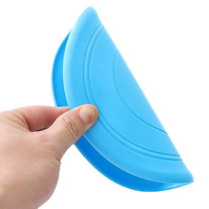 Silicone Frisbee for pets（A set of 5 colors）