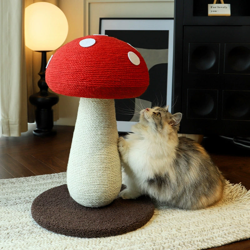 Mushroom cat climbing frame